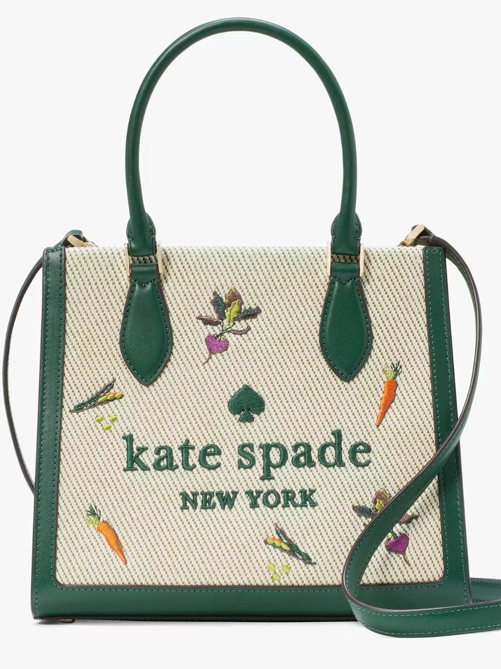 KATE SPADE Ellie Harvest Embroidered Small Tote